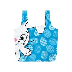 Easter Bunny  Full Print Recycle Bags (s)  by Valentinaart