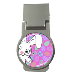 Easter Bunny  Money Clips (round)  by Valentinaart