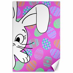 Easter Bunny  Canvas 24  X 36  by Valentinaart