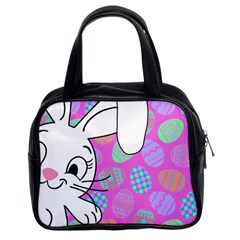 Easter Bunny  Classic Handbags (2 Sides) by Valentinaart