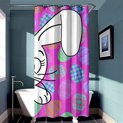 Easter Bunny  Shower Curtain 36  X 72  (stall)  by Valentinaart