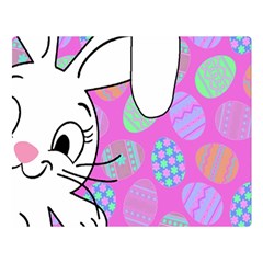 Easter Bunny  Double Sided Flano Blanket (large)  by Valentinaart