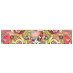 Jungle Life And Paradise Apples Flano Scarf (small) by pepitasart