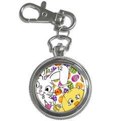 Easter Bunny And Chick  Key Chain Watches by Valentinaart