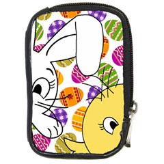 Easter Bunny And Chick  Compact Camera Cases by Valentinaart