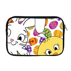 Easter Bunny And Chick  Apple Macbook Pro 17  Zipper Case by Valentinaart