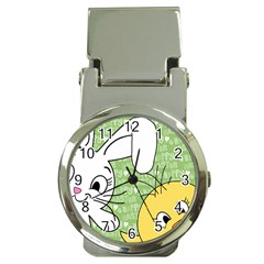 Easter Bunny And Chick  Money Clip Watches by Valentinaart