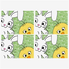 Easter Bunny And Chick  Belt Buckles by Valentinaart