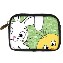 Easter Bunny And Chick  Digital Camera Cases by Valentinaart