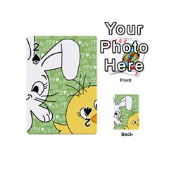 Easter Bunny And Chick  Playing Cards 54 (mini) 