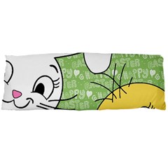 Easter Bunny And Chick  Body Pillow Case Dakimakura (two Sides) by Valentinaart