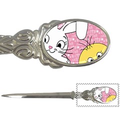 Easter Bunny And Chick  Letter Openers by Valentinaart