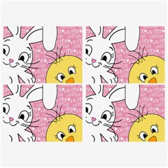 Easter Bunny And Chick  Belt Buckles