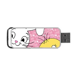 Easter Bunny And Chick  Portable Usb Flash (two Sides) by Valentinaart