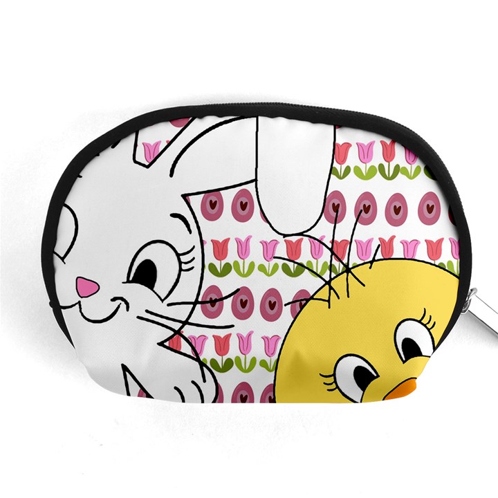 Easter bunny and chick  Accessory Pouches (Medium) 