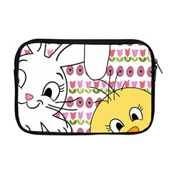 Easter Bunny And Chick  Apple Macbook Pro 17  Zipper Case by Valentinaart