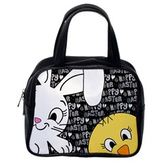 Easter Bunny And Chick  Classic Handbags (one Side) by Valentinaart