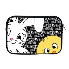 Easter Bunny And Chick  Apple Macbook Pro 17  Zipper Case by Valentinaart