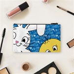 Easter bunny and chick  Cosmetic Bag (Small)  Back