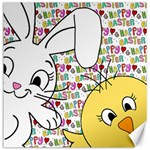 Easter bunny and chick  Canvas 20  x 20   19 x19.27  Canvas - 1