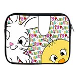 Easter bunny and chick  Apple iPad 2/3/4 Zipper Cases Front