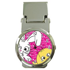 Easter Bunny And Chick  Money Clip Watches by Valentinaart