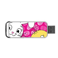 Easter Bunny And Chick  Portable Usb Flash (two Sides) by Valentinaart