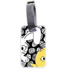 Easter Bunny And Chick  Luggage Tags (two Sides) by Valentinaart