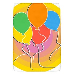 Birthday Party Balloons Colourful Cartoon Illustration Of A Bunch Of Party Balloon Flap Covers (s)  by Nexatart