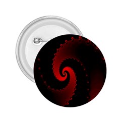 Red Fractal Spiral 2 25  Buttons