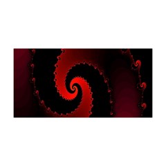 Red Fractal Spiral Yoga Headband