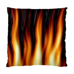 Dark Flame Pattern Standard Cushion Case (one Side) by Nexatart