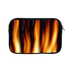 Dark Flame Pattern Apple Ipad Mini Zipper Cases by Nexatart