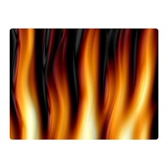 Dark Flame Pattern Double Sided Flano Blanket (mini)  by Nexatart