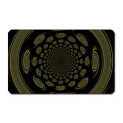 Dark Portal Fractal Esque Background Magnet (rectangular) by Nexatart