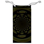 Dark Portal Fractal Esque Background Jewelry Bag Front