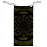 Dark Portal Fractal Esque Background Jewelry Bag Back