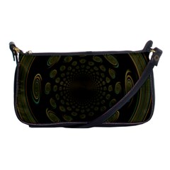 Dark Portal Fractal Esque Background Shoulder Clutch Bags by Nexatart