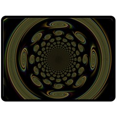 Dark Portal Fractal Esque Background Fleece Blanket (large)  by Nexatart