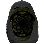 Dark Portal Fractal Esque Background Backpack Bag Front