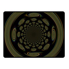 Dark Portal Fractal Esque Background Double Sided Fleece Blanket (small)  by Nexatart