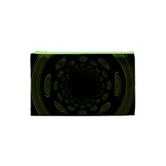 Dark Portal Fractal Esque Background Cosmetic Bag (xs) by Nexatart