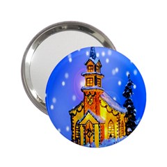 Winter Church 2 25  Handbag Mirrors by Nexatart