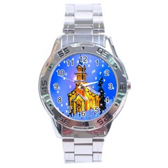 Winter Church Stainless Steel Analogue Watch by Nexatart