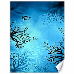 Blue Night Portrait Background Canvas 36  X 48   by Nexatart