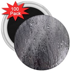 Water Drops 3  Magnets (100 Pack) by Nexatart