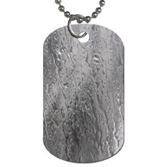 Water Drops Dog Tag (one Side) by Nexatart