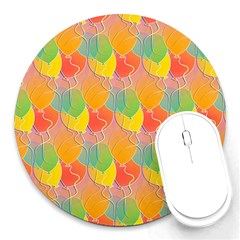 Birthday Balloons Round Mousepads by Nexatart