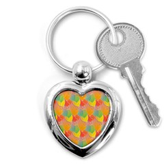 Birthday Balloons Key Chains (heart)  by Nexatart