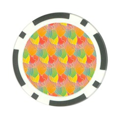 Birthday Balloons Poker Chip Card Guard by Nexatart